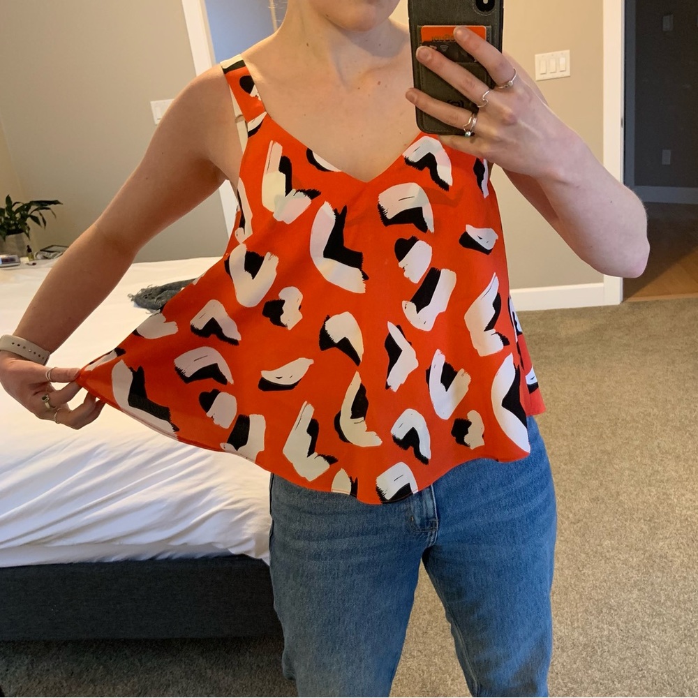 Abstract print cami - ASOS size 2 - Picture 6 of 8